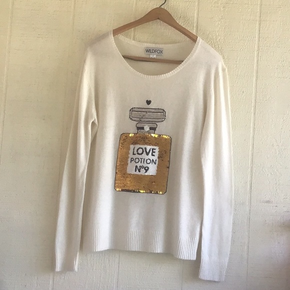 Wildfox Love Potion No 9 sequin jumper sweater - Picture 16 of 16